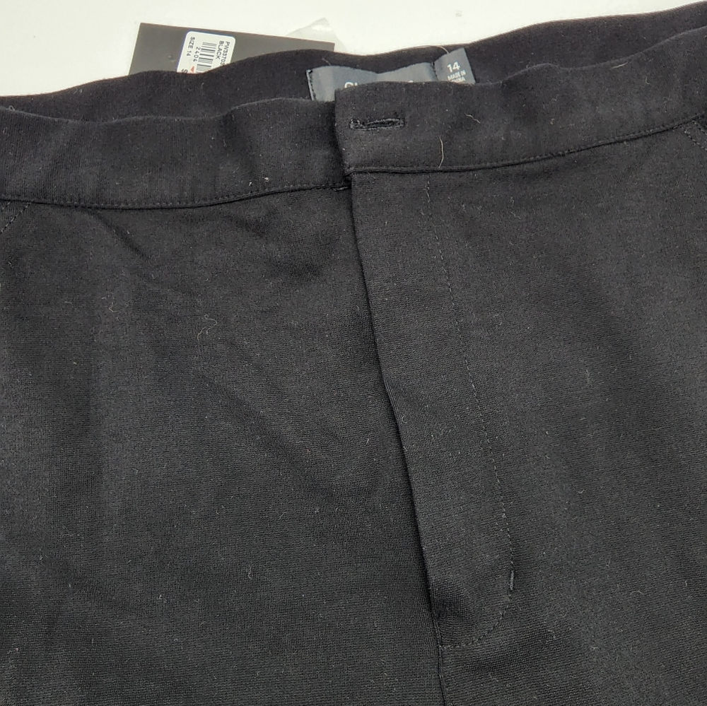 NWT Aus14 Glassons Black Skinny Straight Leg Trousers Pants - Picture 11 of 15